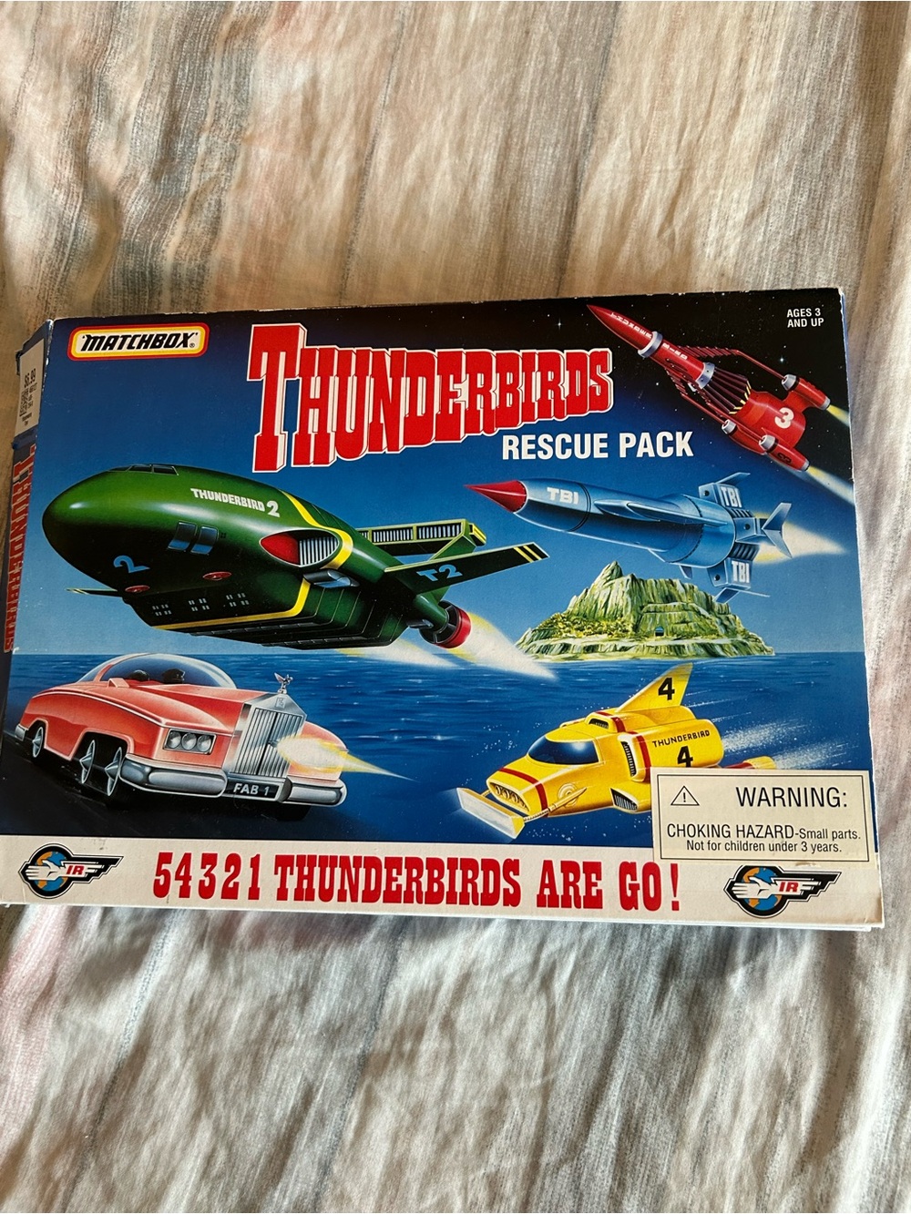 Vintage Matchbox Thunderbirds Rescue Vehicle Pack READ DESC